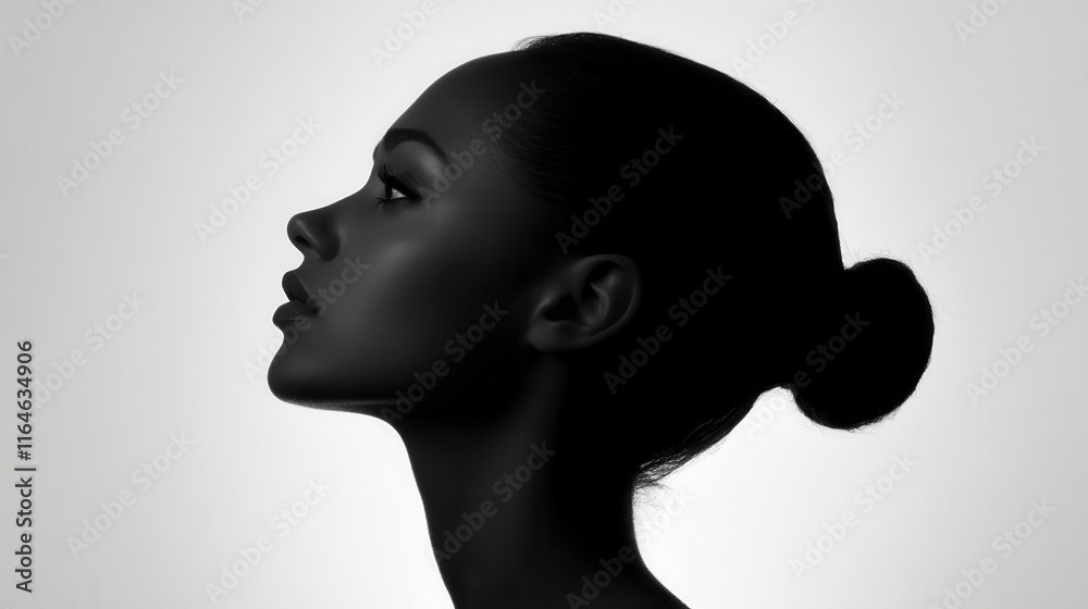 Elegant Profile in High Contrast Natural Light Elegant Profile in High Contrast Natural Light