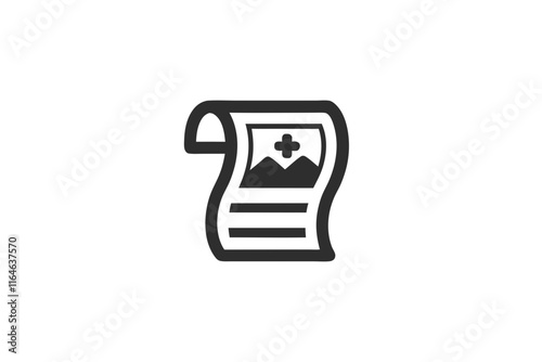 creative prescription icon concept