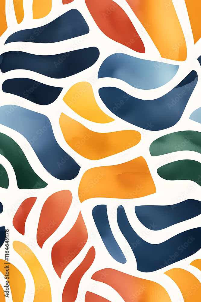 Obraz premium Abstract Color Stripes seamless pattern 