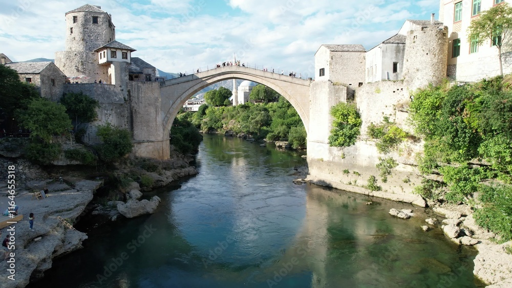 Aerial Bridge Of Mostar Aerial Bridge Of Mostar