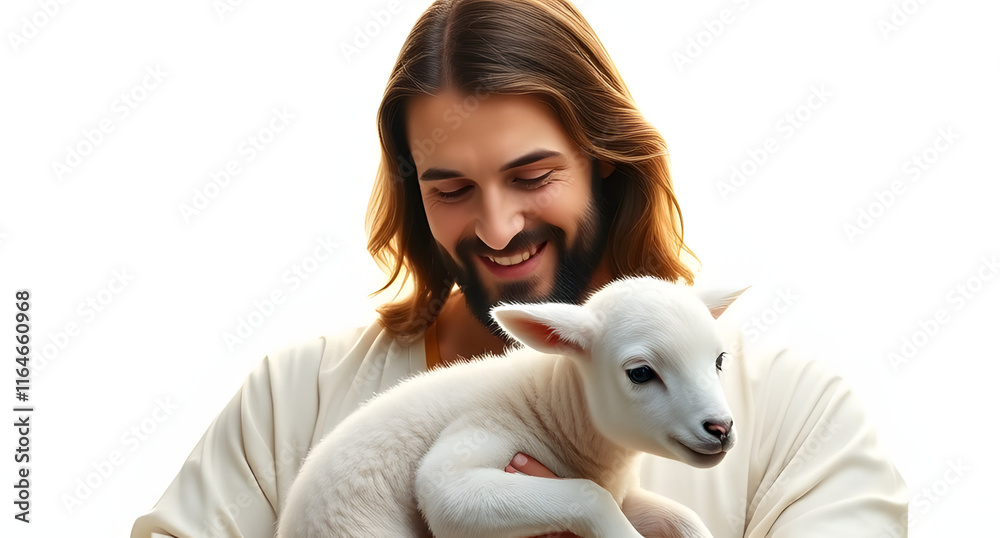 Powerful picture of Jesus holding the Limb Powerful picture of Jesus holding the Limb
