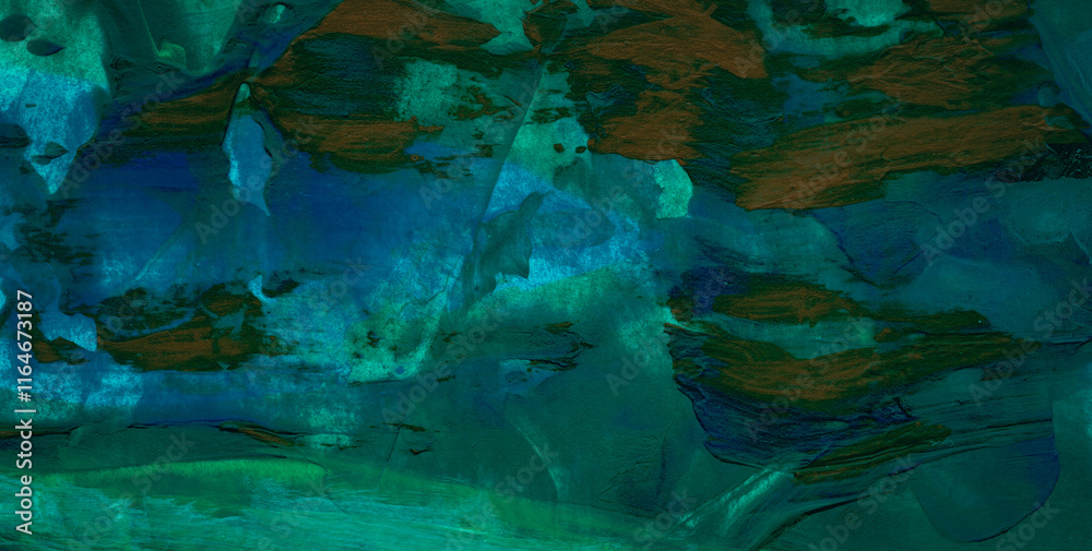 Naklejka premium Liquid and Water Patterns in a Grunge Art Illustration