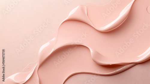 Swirling Pink Cream Abstract Background Texture