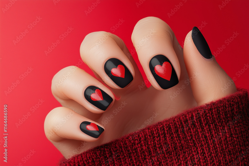 Fototapeta premium Valentine's Nails