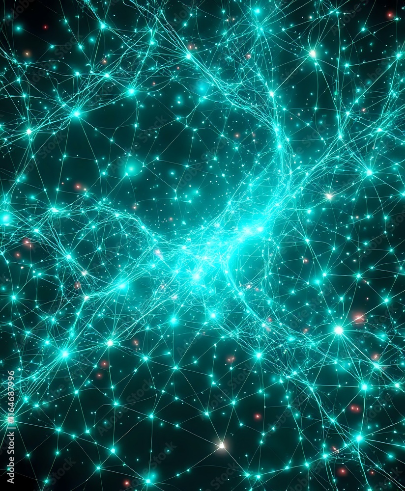 Ethereal Neural Network Bioluminescence - Cosmic Connections Ethereal Neural Network Bioluminescence - Cosmic Connections