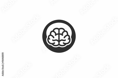 creative medical mental health icon concept