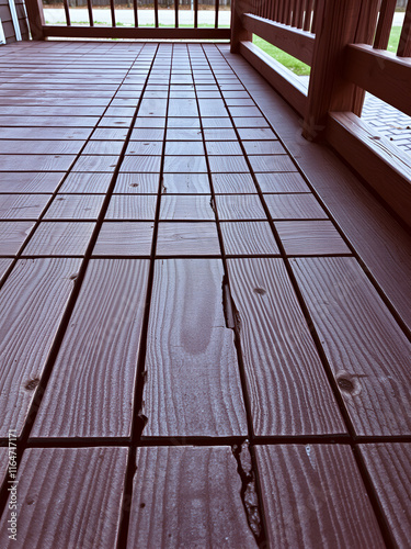 weathered deck photo