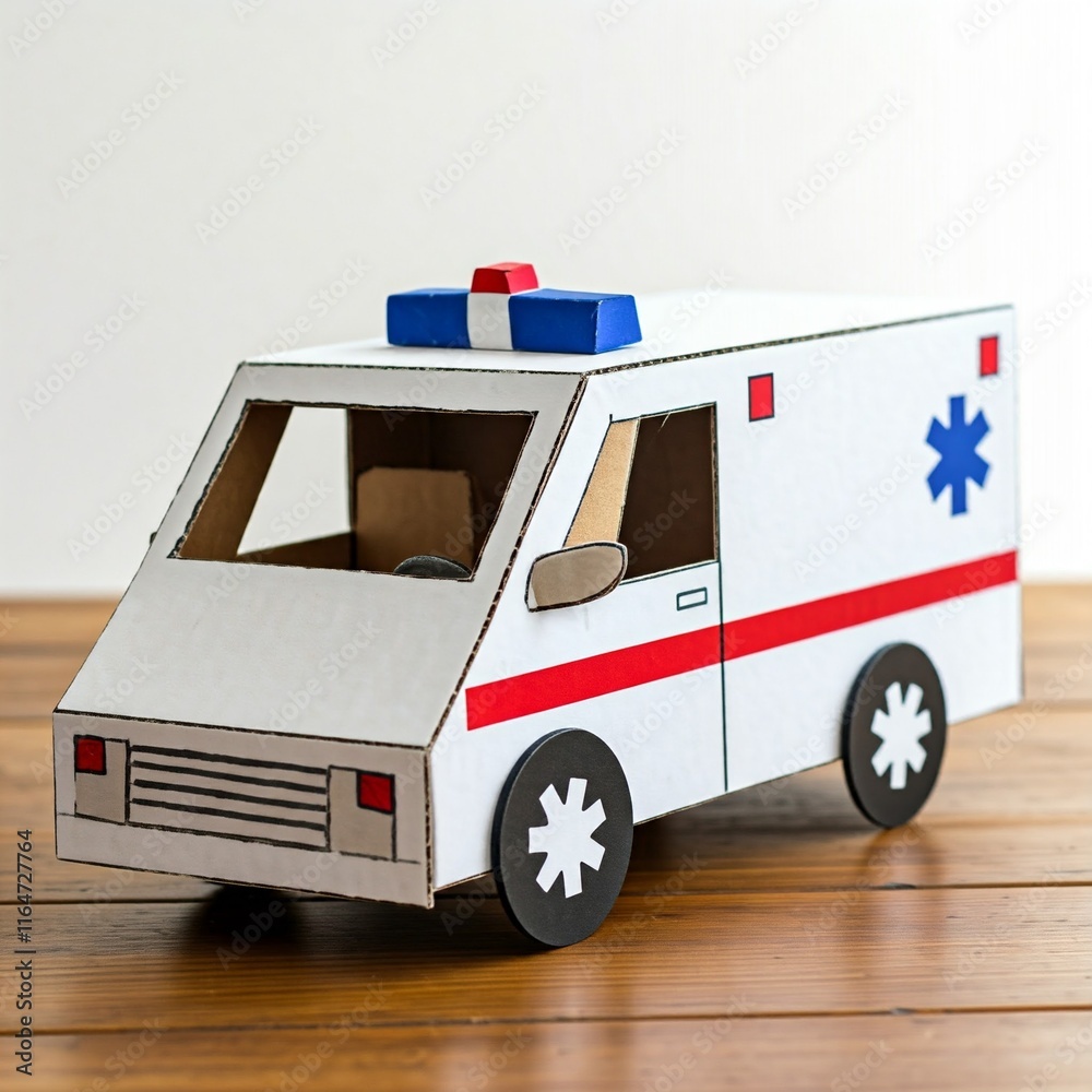 Naklejka premium ambulance craft