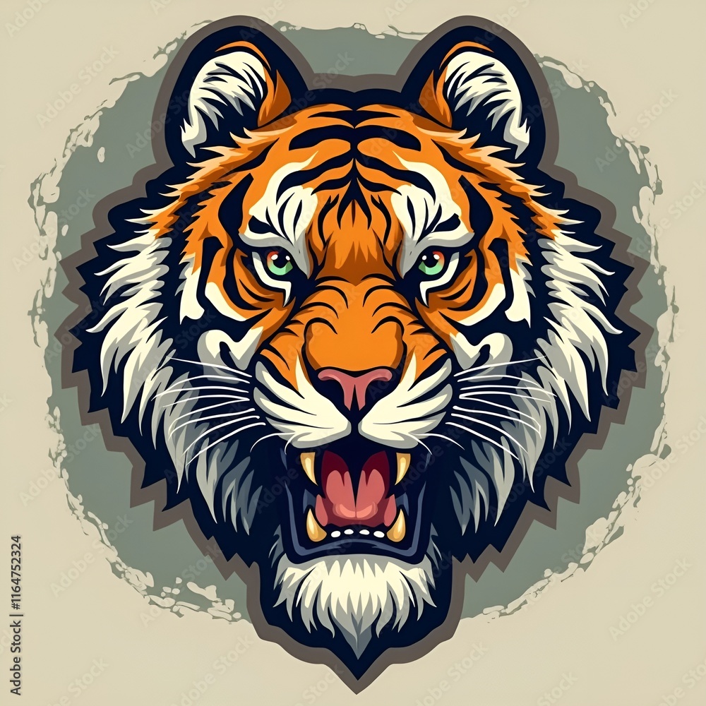 Fototapeta premium Tiger logo