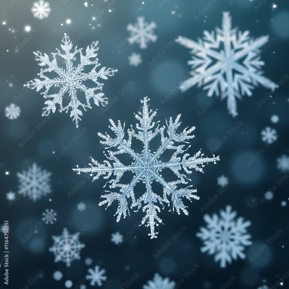 Snowflakes, Winter and Snow Snowflakes, Winter and Snow