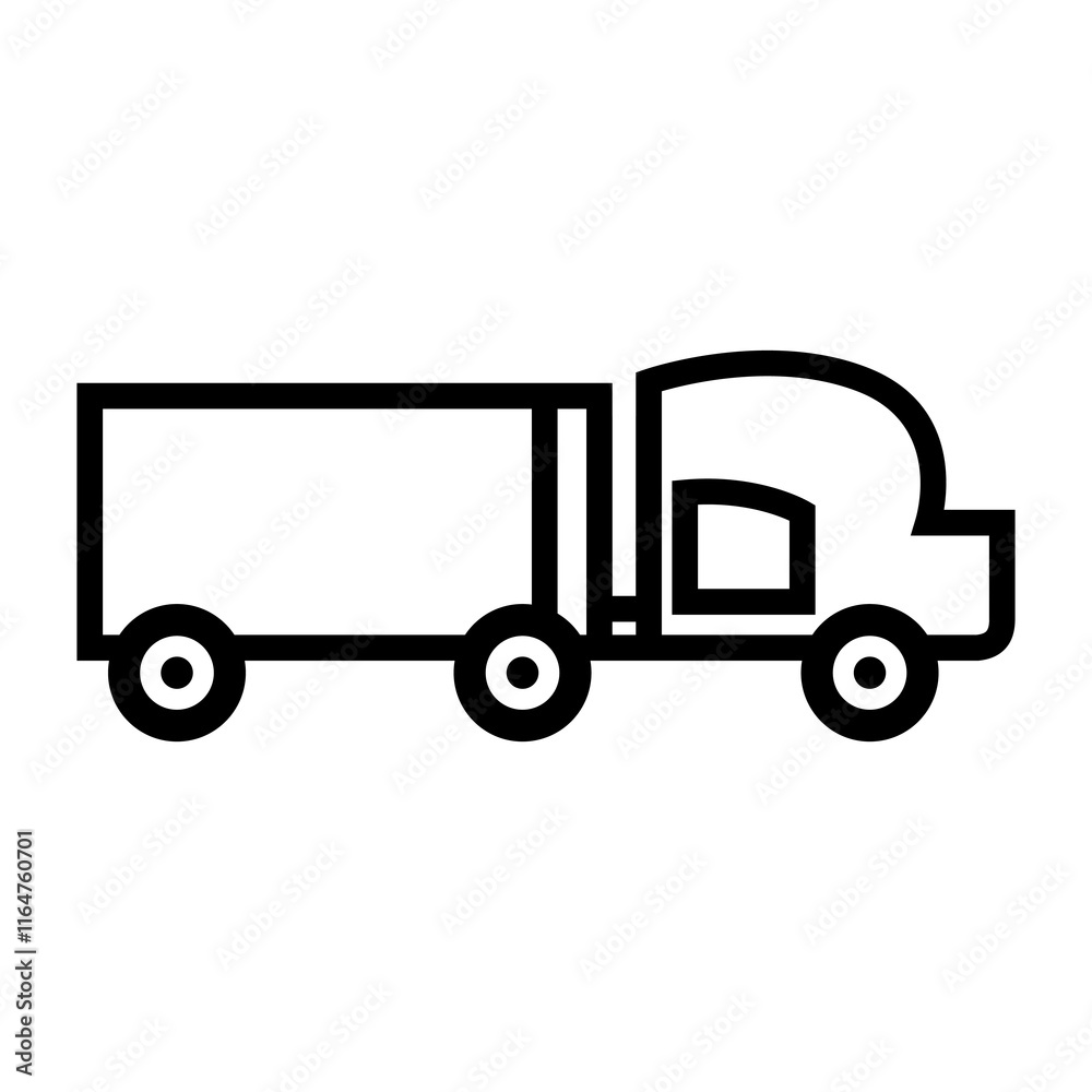 The truck car icon is designed with a detailed and minimalist design, suitable for graphic design purposes. Each icon depicts a truck in a clear and recognizable vector form. The truck car icon is designed with a detailed and minimalist design, suitable for graphic design purposes. Each icon depicts a truck in a clear and recognizable vector form.