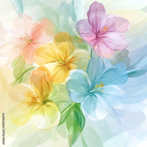 background with flowers