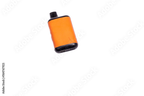 broken disassembled disposable electronic cigarette