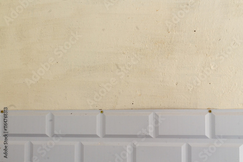 whitewashed clay wall background eco-style interior