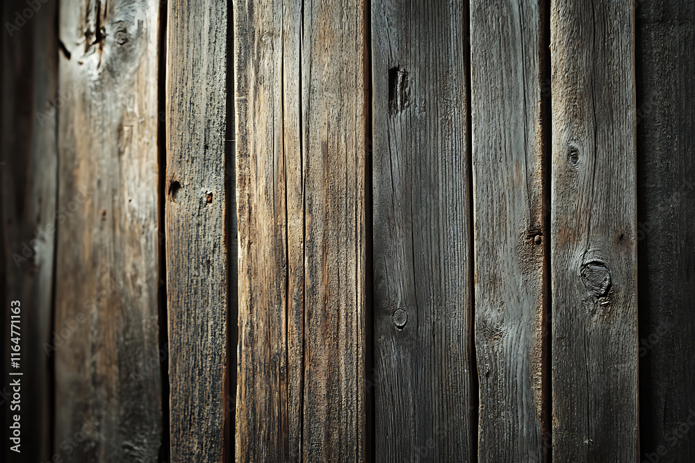 Fototapeta premium Rustic weathered wood planks texture