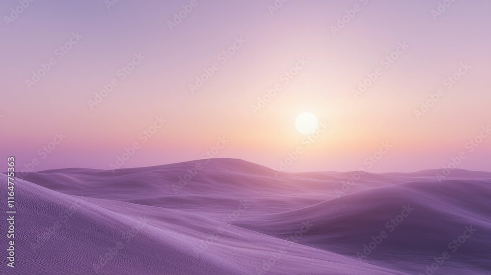 A serene landscape showcasing gentle purple dunes under a soft sunrise, creating a tranquil and minimalist atmosphere. Perfect for relaxation. A serene landscape showcasing gentle purple dunes under a soft sunrise, creating a tranquil and minimalist atmosphere. Perfect for relaxation.