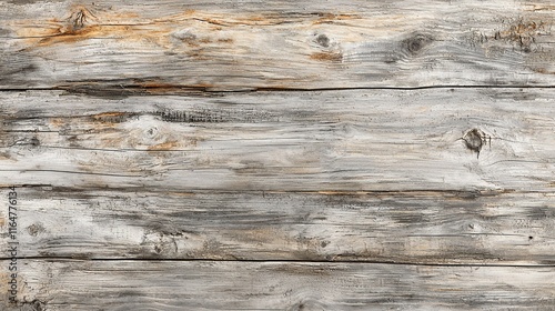 Weathered driftwood shows intricate grain patterns and gray tones over time photo