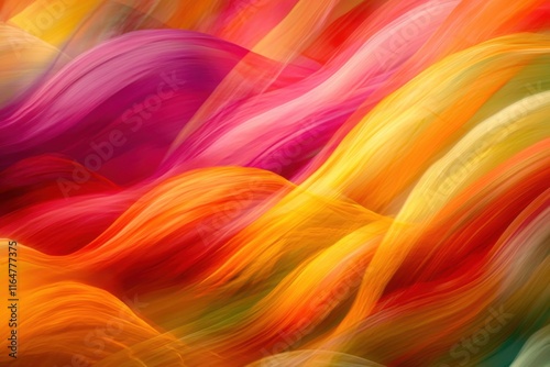 Wallpaper Mural Abstract Joyful Waves Torontodigital.ca