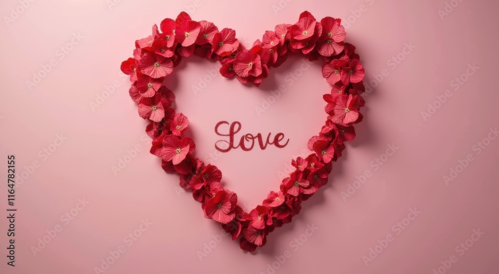 A close up of a heart shaped frame with flowers in it A close up of a heart shaped frame with flowers in it