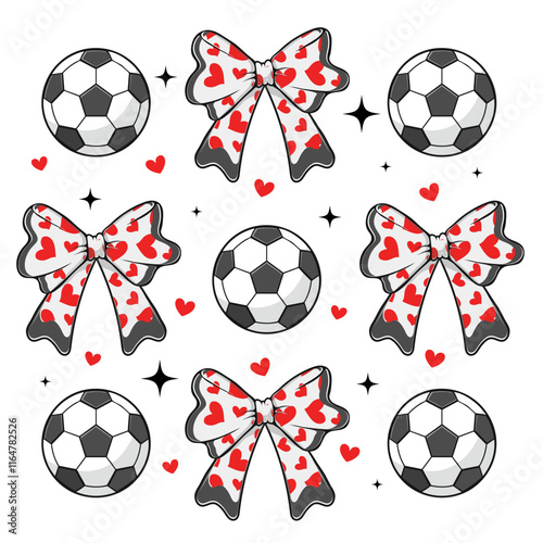 Soccer valentine coquette bow svg png,Game day, font alphabet letters svg, Coquette Bow, soccer family svg, soccer ball name svg, Soccer