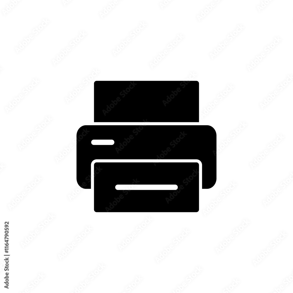 Print icon logo design. printer sign and symbol Print icon logo design. printer sign and symbol