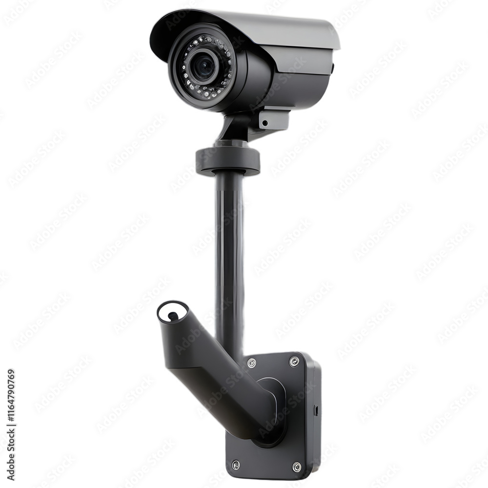 3d rendering of a Home Security Camera isolated on background . 3d rendering of a Home Security Camera isolated on background .
