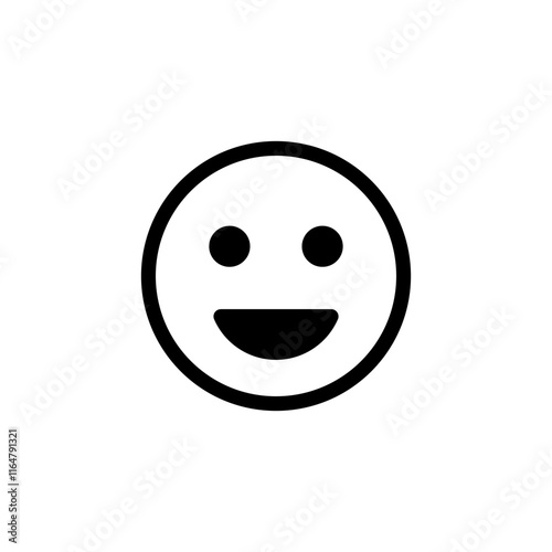 Smile icon logo design. smile emoticon icon. feedback sign and symbol