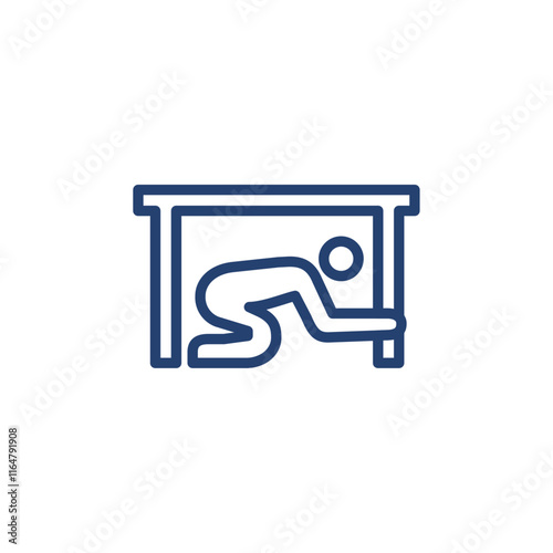 Cover hold icon Outline icon sign