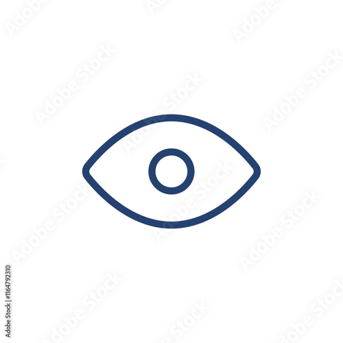 Eye icon Outline icon sign