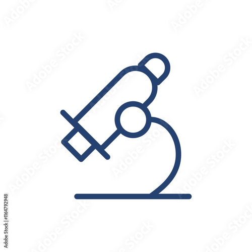 Microscope icon Outline icon sign