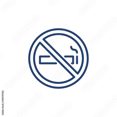 Free Download No smoking icon Outline icon sign - GFXLoad