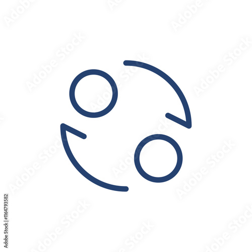 Transform icon Outline icon sign