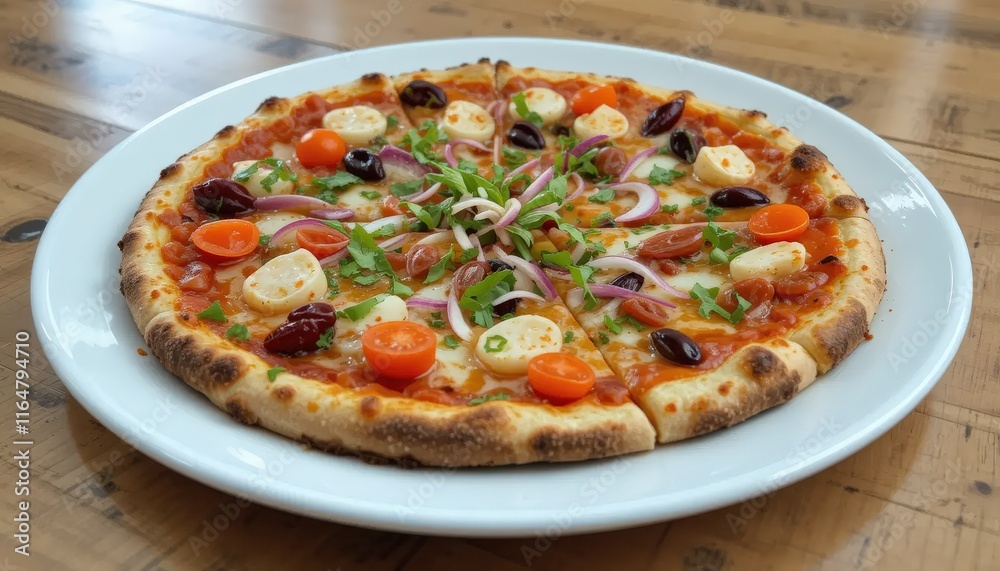 pizza with salami and tomatoes pizza with salami and tomatoes