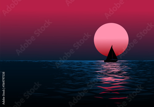 sailboat on the sea