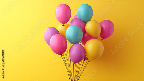 Wallpaper Mural colorful balloons background Torontodigital.ca