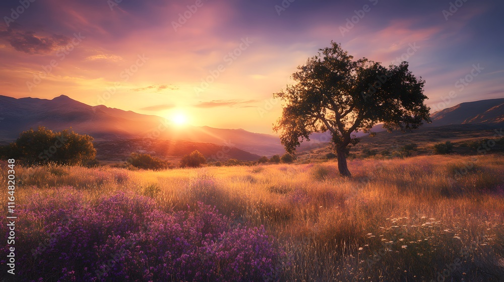 Ethereal Twilight Landscape Ethereal Twilight Landscape