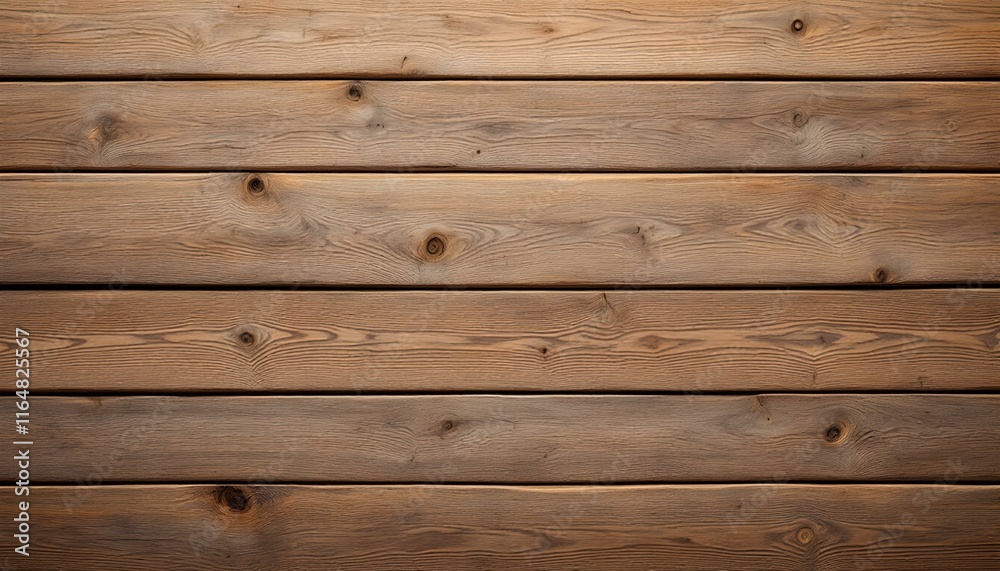Naklejka premium Rustic Brown Wooden Planks Background Texture