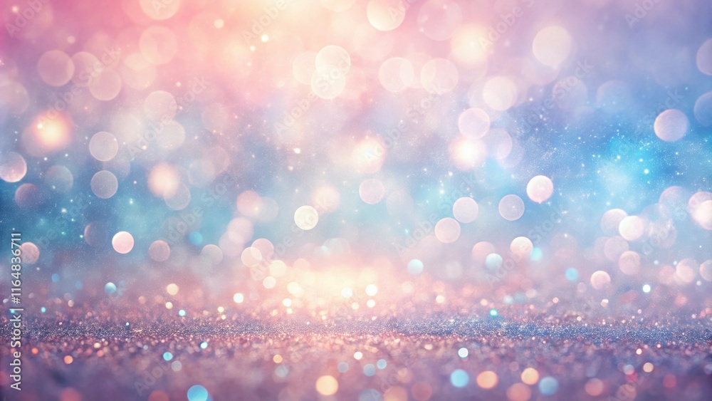 Abstract Glittering Background with Pastel Hues and Sparkling Lights Abstract Glittering Background with Pastel Hues and Sparkling Lights
