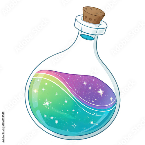 Magic Potion Icon - Vibrant Colors