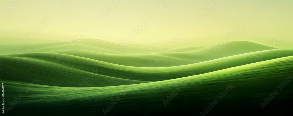 Green Hills Abstract Background Illustration Green Hills Abstract Background Illustration