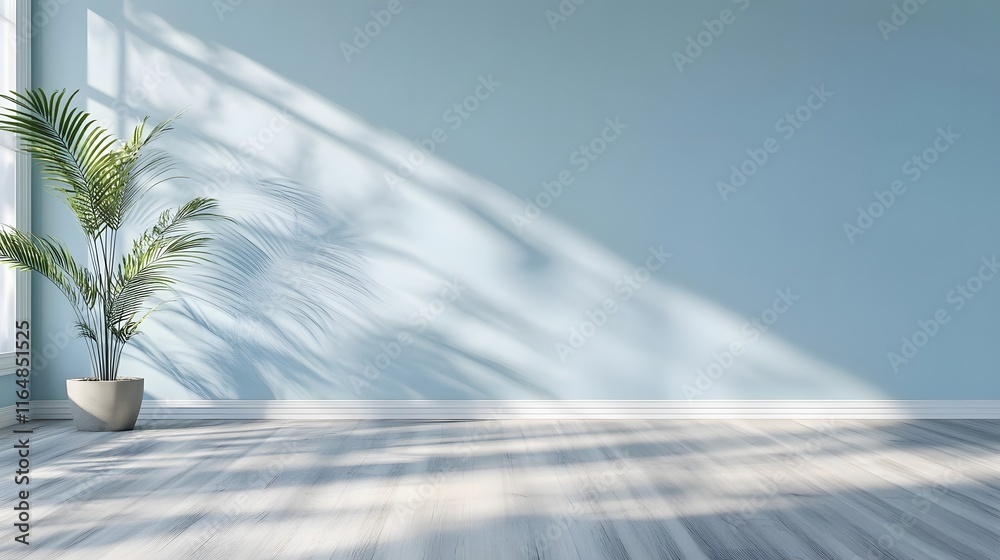 Minimalist Room Design Featuring Plant And Sunlight Minimalist Room Design Featuring Plant And Sunlight