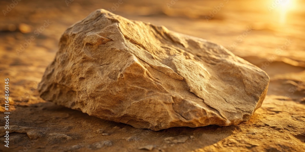 Golden Hour Stone A Close-Up View of Textured Rock Surface Illuminated by Warm Sunlight Golden Hour Stone A Close-Up View of Textured Rock Surface Illuminated by Warm Sunlight