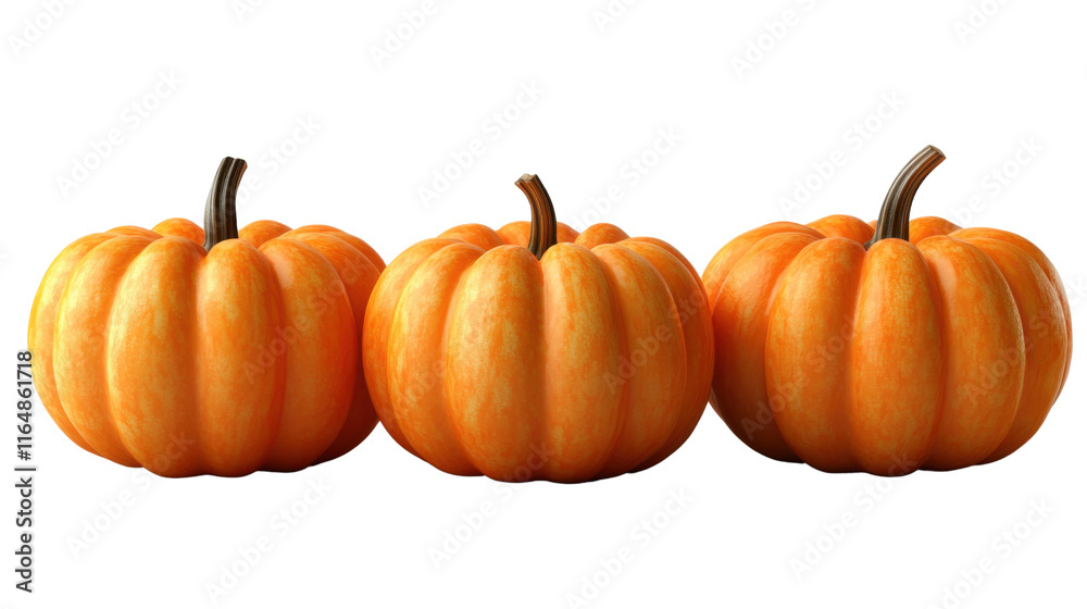Fototapeta premium pumpkin isolated on white background