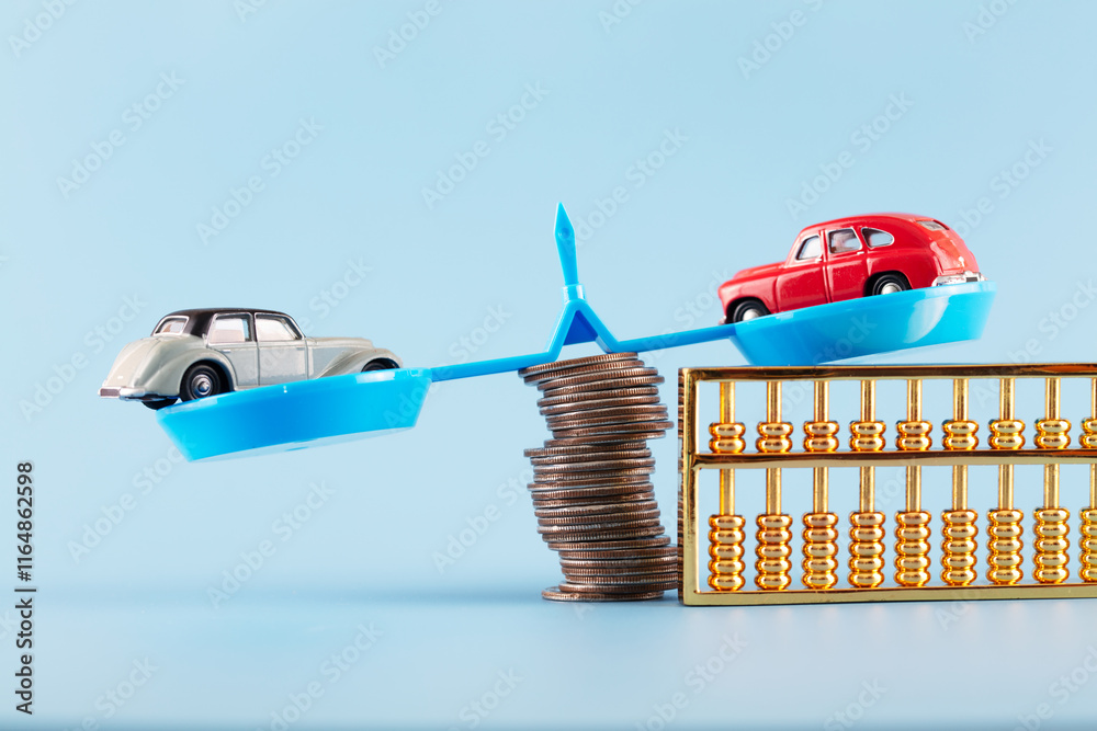 The competition between different cars is fierce
