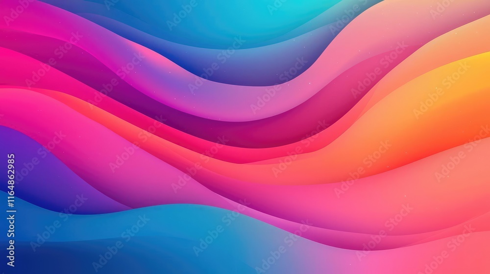 Cosmic abstract background concept. Vibrant abstract waves in pink, blue, and orange colors create a mesmerizing visual flow. Cosmic abstract background concept. Vibrant abstract waves in pink, blue, and orange colors create a mesmerizing visual flow.