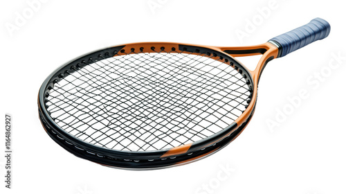 badminton racket isolated on white background