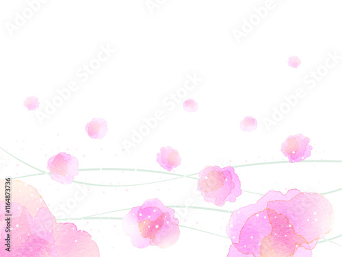 ふわふわした暖かいイメージの背景