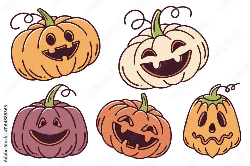 Obraz premium Pumpkin vector illustration