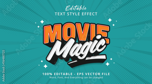 Movie Magic Editable Text Effect