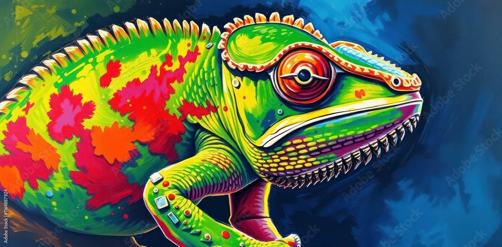 chameleon on a branch chameleon on a branch
